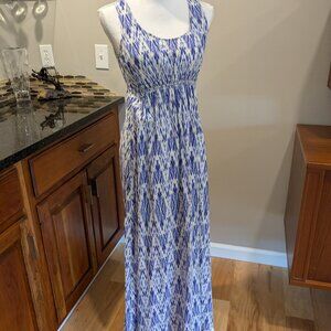 Daisy Fuentes Soft Purple Maxi Dress Sz S Summer Vacation Beach Sundress Comfy
